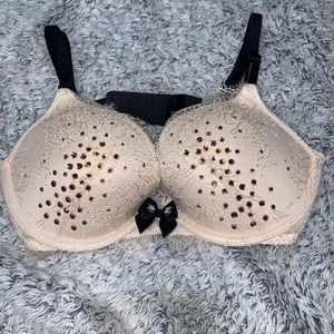 Push up bra with sparkles